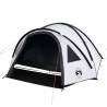 4-Person Camping Tent - Waterproof White Blackout Fabric