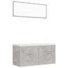 Concrete Grey Bathroom Furniture Set | Stylish and Modern