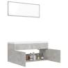 Concrete Grey Bathroom Furniture Set | Stylish and Modern