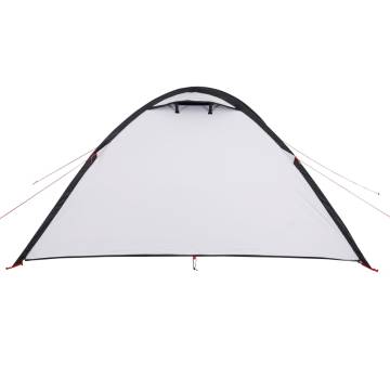 4-Person Camping Tent - Waterproof White Blackout Fabric