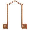 Garden Arch with Planter - Solid Acacia Wood | Hipo Market