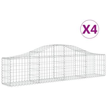 Arched Gabion Baskets - Durable & Decorative Garden Barriers