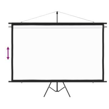 108" Projection Screen with Tripod - Perfect for Any Event