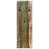 Wall-Mounted Coat Racks - 2 pcs Solid Reclaimed Wood