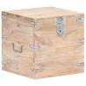 Chest 40x40x40 cm Solid Acacia Wood Colour light brown Quantity in Package 1 Width 40 cm 