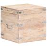 Chest 40x40 cm Solid Acacia Wood - Stylish Storage Solution