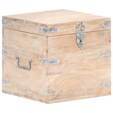 Chest 40x40 cm Solid Acacia Wood - Stylish Storage Solution