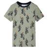 Kids' Short Sleeve Pyjamas - Light Khaki - Size 116