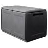 Garden Storage Box 230L - Dark Grey & Black | Hipo Market