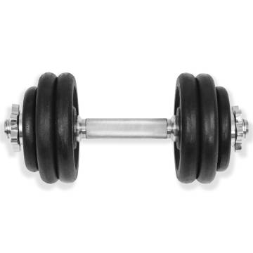 18 Piece Dumbbell Set 30 kg Cast Iron - HipoMarket