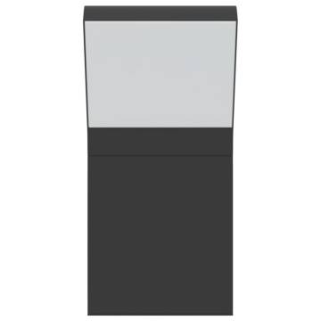 Outdoor LED Wall Light - Black Die-cast Aluminium | HipoMarket