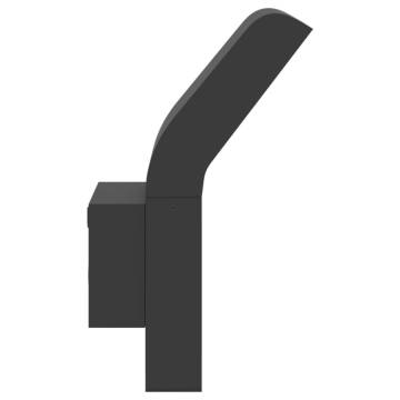 Outdoor LED Wall Light - Black Die-cast Aluminium | HipoMarket