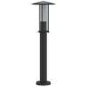 Outdoor Floor Lamp Black 60cm - Stainless Steel & Weatherproof