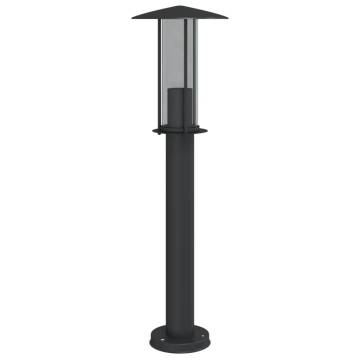 Outdoor Floor Lamp Black 60cm - Stainless Steel & Weatherproof