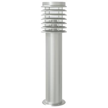 Outdoor Floor Lamps with Sensors - 3pcs Silver 60cm