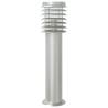 Outdoor Floor Lamps with Sensors - 3pcs Silver 60cm