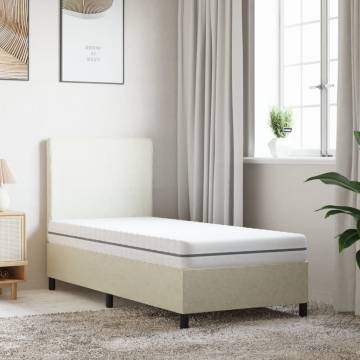 Foam Mattress Medium Soft 90x190 cm - Comfortable Sleep Solution