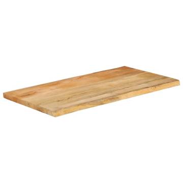 Table Top 110x60 cm Live Edge Solid Wood Mango | HipoMarket