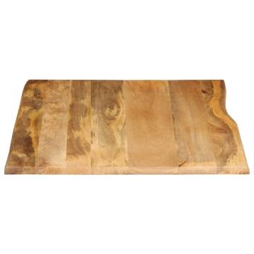 Live Edge Solid Wood Mango Table Top | 110x80 cm