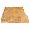 Live Edge Solid Mango Wood Table Top 90x40 cm - Hipomarket