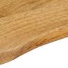 Live Edge Solid Mango Wood Table Top 90x40 cm - Hipomarket