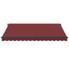 Manual Retractable Awning Burgundy 400x300 cm - Hipomarket