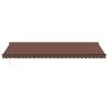 Manual Retractable Awning Brown 600x300 cm | Hipomarket