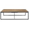 Stylish Coffee Table - 140x140x40 cm Rough Mango Wood