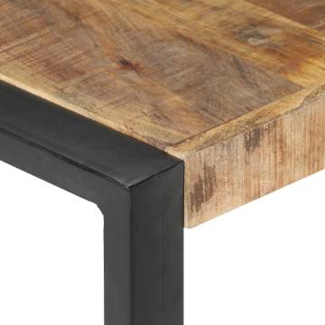 Stylish Coffee Table - 140x140x40 cm Rough Mango Wood