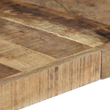 Stylish Coffee Table - 140x140x40 cm Rough Mango Wood