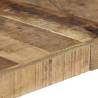 Stylish Coffee Table - 140x140x40 cm Rough Mango Wood