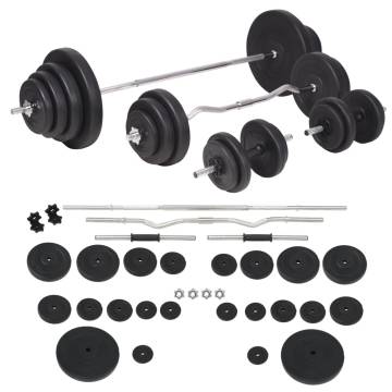 Barbell and Dumbbell Set 120 kg | Versatile Weight Training