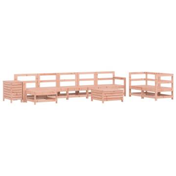 10 Piece Garden Sofa Set - Solid Wood Douglas Fir | HipoMarket