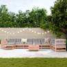 10 Piece Garden Sofa Set - Solid Wood Douglas Fir | HipoMarket