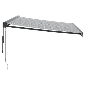 Retractable Awning Anthracite & White 4x3m - Durable & Stylish