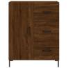 Elegant Brown Oak Highboard - Stylish Storage Solution