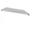 Manual Retractable Awning 600x350 cm - Anthracite & White