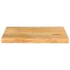 Table Top Live Edge 60x40 cm Solid Mango Wood | HipoMarket