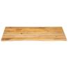 Table Top Live Edge 120x60 cm - Solid Mango Wood | HipoMarket