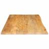 Table Top Live Edge 120x60 cm - Solid Mango Wood | HipoMarket