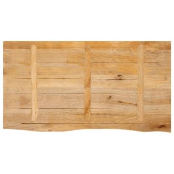 Table Top Live Edge 120x60 cm - Solid Mango Wood | HipoMarket