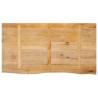 Table Top Live Edge 120x60 cm - Solid Mango Wood | HipoMarket