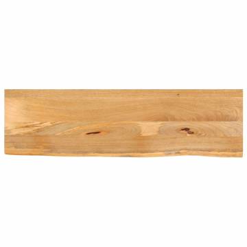 Live Edge Solid Wood Table Top - 120x30 cm | HipoMarket