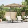 Garden Parasol with Steel Pole Brown 248x248x248 cm Colour brown Size 248 x 248 x 248 cm Quantity in Package 1 