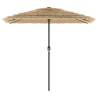 Garden Parasol with Steel Pole Brown - 248x248 cm | HipoMarket