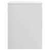 High Gloss White Bedside Cabinet - 40x30x40 cm | Hipo Market