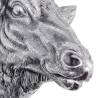 Silver Aluminium Deer Head Wall Decoration - Unique Home Decor