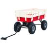 Hand Trolley 150 kg Red - Durable & Robust for Garden Tasks