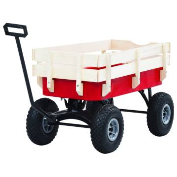 Hand Trolley 150 kg Red - Durable & Robust for Garden Tasks