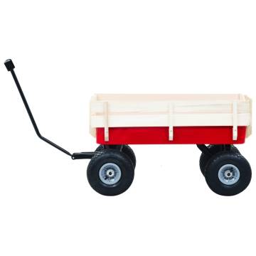 Hand Trolley 150 kg Red - Durable & Robust for Garden Tasks